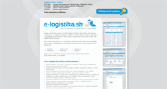 Desktop Screenshot of e-logistika.sk