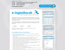 Tablet Screenshot of e-logistika.sk